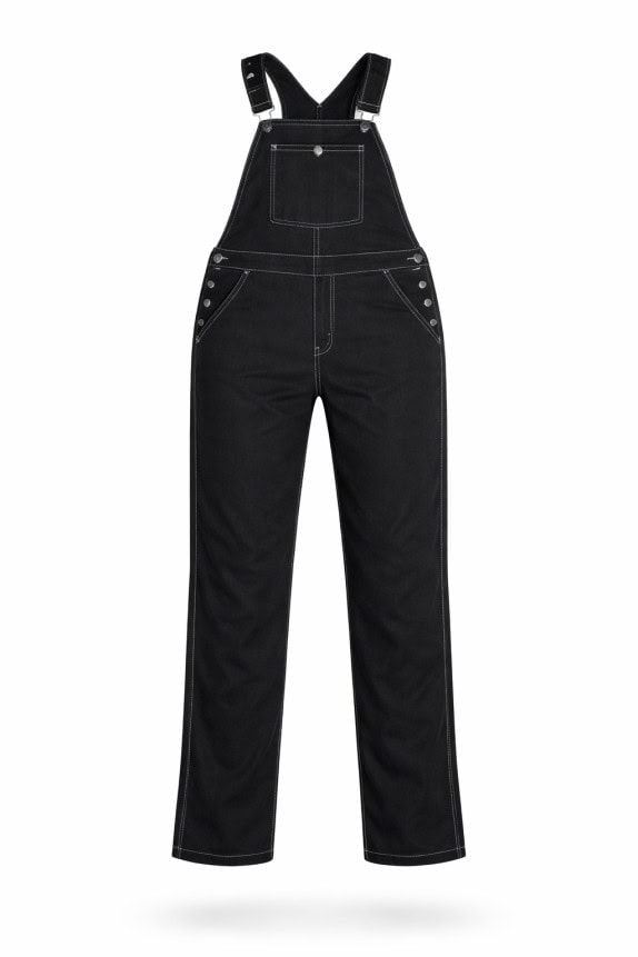 DICKIES DUNGAREES WORKWEAR BLACK MEN PRE OWNED L