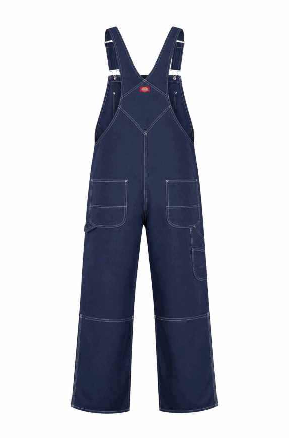 DICKIES DUNGAREES WORKWEAR ΜΠΛΕ ΑΝΤΡΙΚΟ PRE OWNED XXL