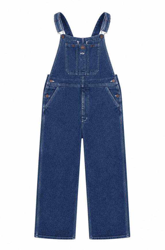 DICKIES DUNGAREES WORKWEAR ΜΠΛΕ ΓΥΝΑΙΚΕΙΟ PRE OWNED S