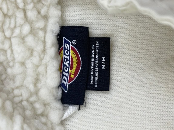 DICKIES FLEECE JACKET MINIMAL CREAM ΓΥΝΑΙΚΕΙΟ PRE OWNED M
