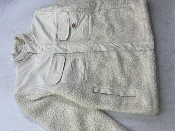 DICKIES FLEECE JACKET MINIMAL CREAM ΓΥΝΑΙΚΕΙΟ PRE OWNED M