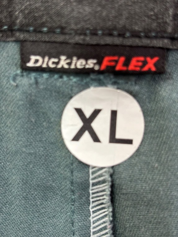DICKIES FLEX PANTALONI CARPENTER WORKWEAR OLIVE UOMO PRE OWNED XL