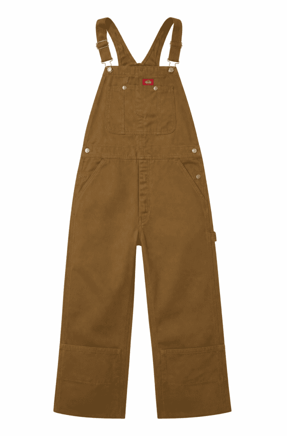 DICKIES SALOPETTE WORKWEAR MARRONE UOMO PRE OWNED XL