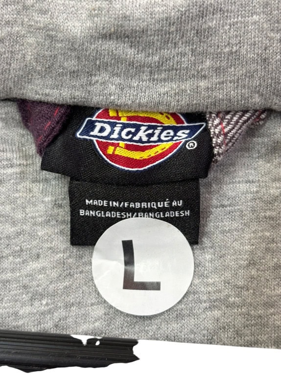 DICKIES ΚΑΠΙΤΟΝΕ ΠΟΥΚΑΜΙΣΟΜΠΟΥΦΑΝ ΜΕ ΚΟΥΚΟΥΛΑ WORKWEAR ΜΠΟΡΝΤΟ ΚΑΡΟ ΑΝΤΡΙΚΟ PRE OWNED L