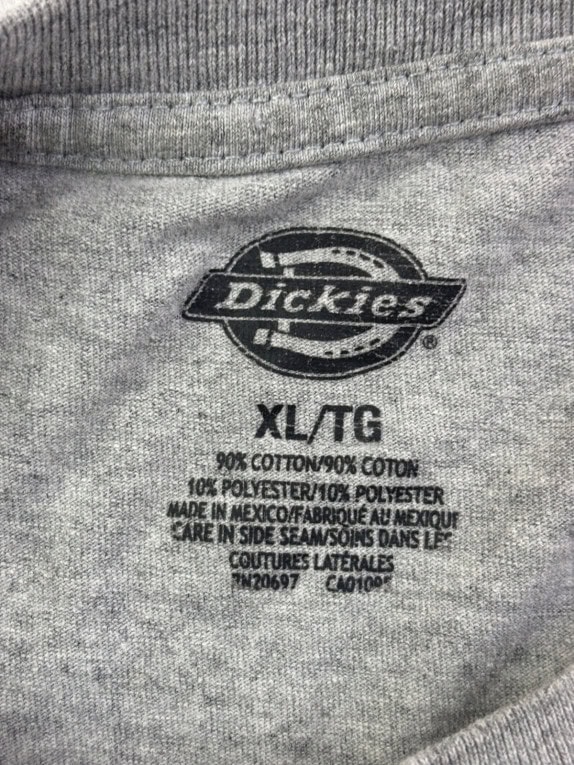DICKIES ΜΑΚΡΥΜΑΝΙΚΗ ΜΠΛΟΥΖΑ MINIMAL ΓΚΡΙ ΑΝΤΡΙΚΟ PRE OWNED XL