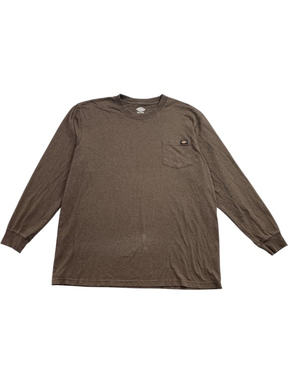 DICKIES ΜΠΛΟΥΖΑ ΜΑΚΡΥΜΑΝΙΚΗ ΜΕ ΤΣΕΠΗ ΚΑΦΕ UNISEX 2XL