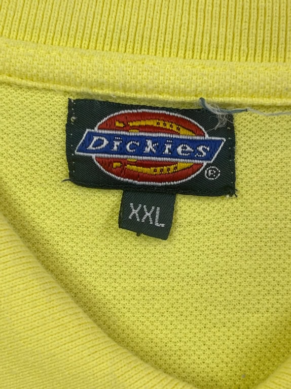 DICKIES ΜΠΛΟΥΖΑ POLO RETRO ΚΙΤΡΙΝΟ ΑΝΤΡΙΚΟ XXL pre-owned