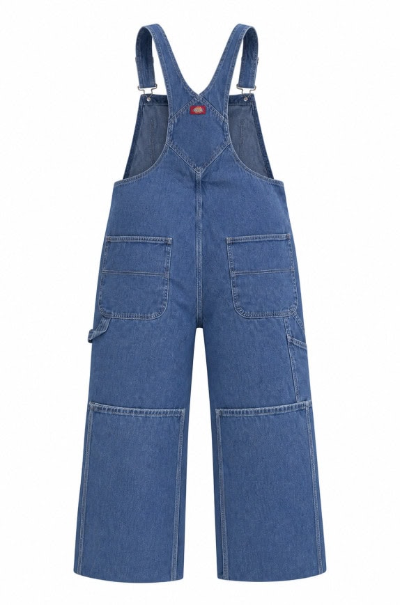 DICKIES DENIM OVERALLS WORKWEAR BLUE MEN PRE OWNED 3XL