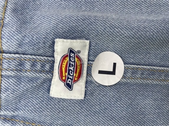 DICKIES ΟΛΟΣΩΜΗ ΦΟΡΜΑ DENIM WASHED ΜΠΛΕ ΓΥΝΑΙΚΕΙΟ PRE OWNED L
