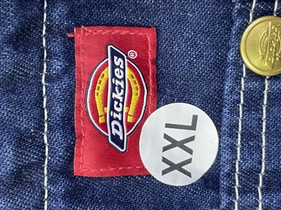 DICKIES ΟΛΟΣΩΜΗ ΦΟΡΜΑ DENIM WORKWEAR ΜΠΛΕ ΑΝΤΡΙΚΟ PRE OWNED XXL