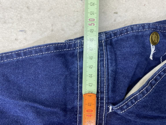 DICKIES TUTA INTERA DENIM WORKWEAR BLU UOMO PRE OWNED XL