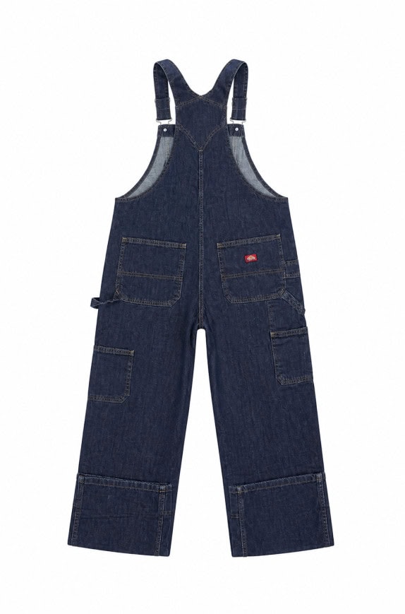 DICKIES ΟΛΟΣΩΜΗ ΦΟΡΜΑ DENIM WORKWEAR ΜΠΛΕ ΓΥΝΑΙΚΕΙΟ PRE OWNED L
