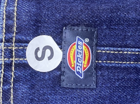 DICKIES DENIM OVERALL WORKWEAR BLUE WOMEN PRE OWNED S