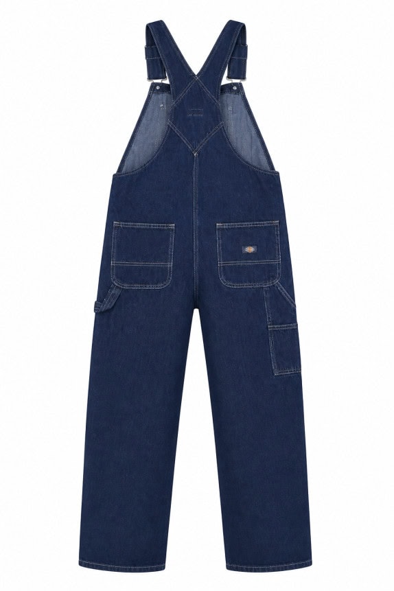 DICKIES DENIM OVERALL WORKWEAR BLUE WOMEN PRE OWNED S