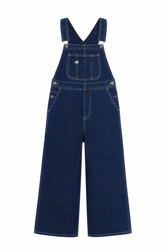 DICKIES DENIM OVERALL WORKWEAR BLUE WOMEN PRE OWNED S
