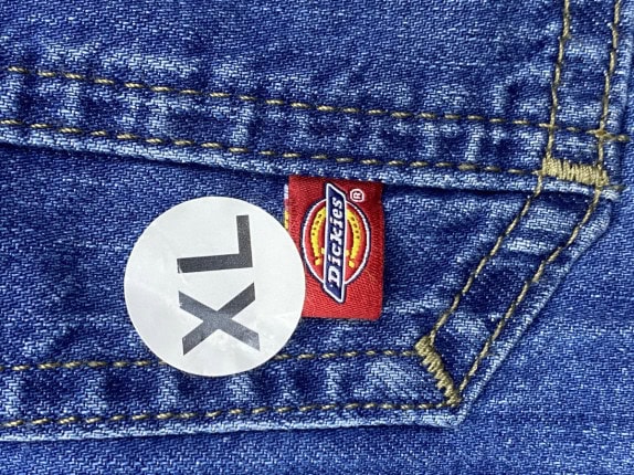 DICKIES OVERALL DENIM WORKWEAR BLUE UNISEX PRE OWNED XL