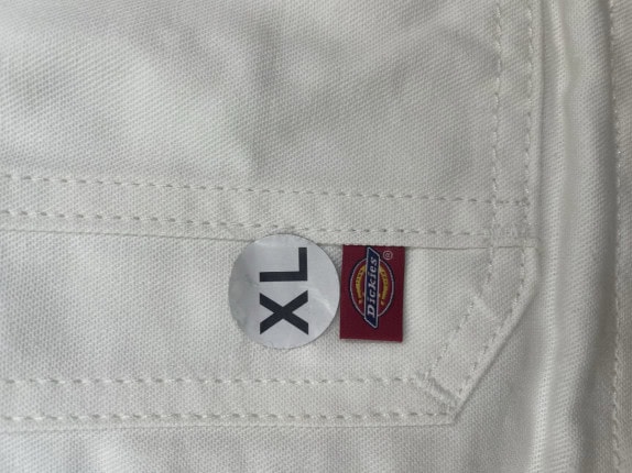 DICKIES ΟΛΟΣΩΜΗ ΦΟΡΜΑ WORKWEAR ΑΣΠΡΟ ΑΝΤΡΙΚΟ PRE OWNED XL