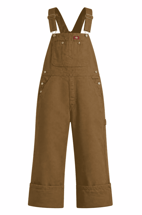DICKIES WORKWEAR OVERALLS BROWN MEN PRE OWNED L