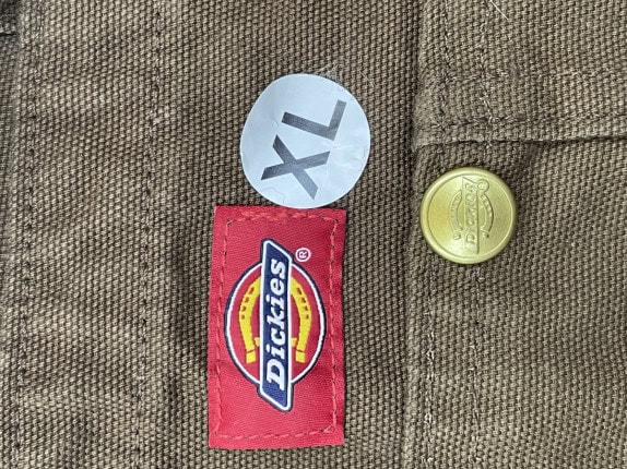 DICKIES OVERALL WORKWEAR BROWN MENS PRE OWNED XL