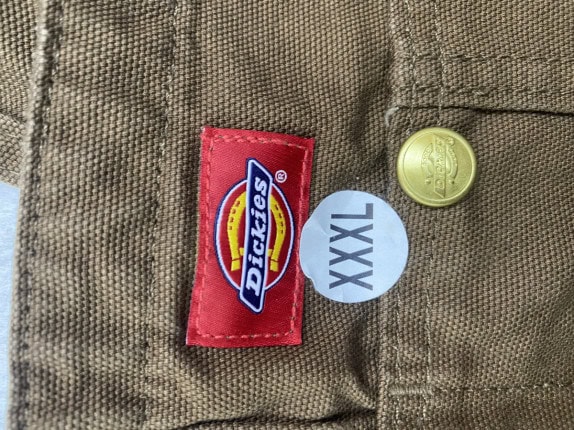 DICKIES OVERALL WORKWEAR BROWN MENS PRE OWNED 3XL