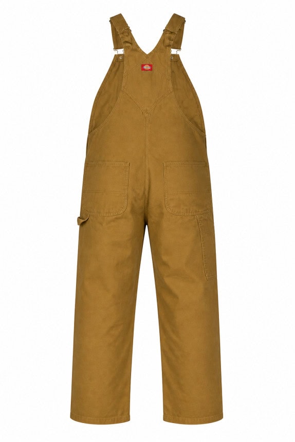 DICKIES SALOPETTE WORKWEAR MARRONE UOMO PRE OWNED XXXL
