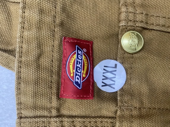 DICKIES SALOPETTE WORKWEAR MARRONE UOMO PRE OWNED XXXL