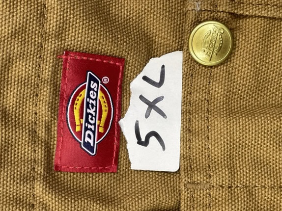 DICKIES ΟΛΟΣΩΜΗ ΦΟΡΜΑ WORKWEAR ΚΑΦΕ ΑΝΤΡΙΚΟ PRE OWNED 5XL