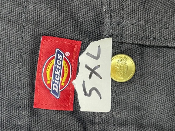 DICKIES OVERALL WORKWEAR BLACK MEN PRE OWNED 5XL