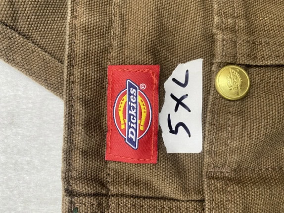 DICKIES OVERALLS WORKWEAR BROWN MEN PRE OWNED 5XL
