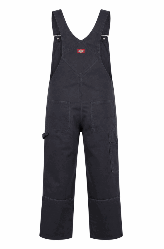 DICKIES OVERALLS WORKWEAR BLACK MENS PRE OWNED XL