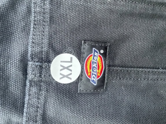 DICKIES OVERALLS WORKWEAR ΜΑΥΡΟ ΑΝΤΡΙΚΟ PRE OWNED XXL