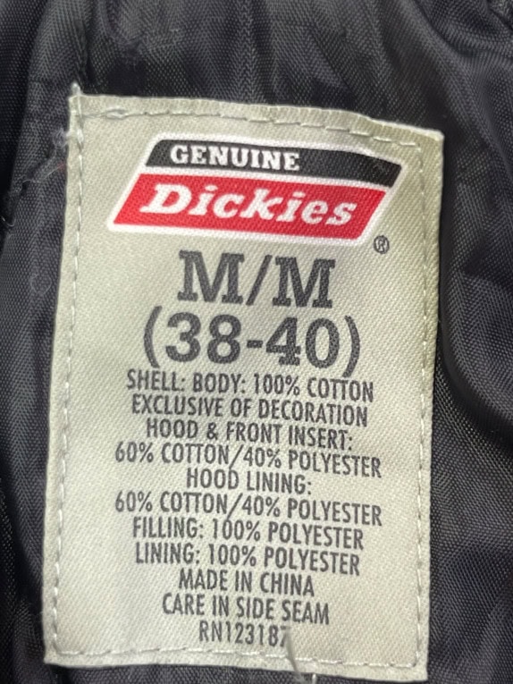 DICKIES OVERSHIRT WORKWEAR BLACK MEN PRE OWNED M