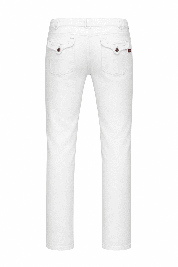 DICKIES CARGO PANTS CLASSIC WHITE MEN PRE OWNED S