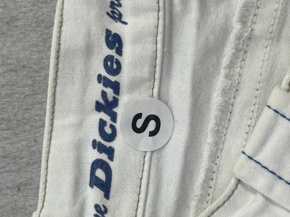 DICKIES CARGO PANTS CLASSIC WHITE MEN PRE OWNED S