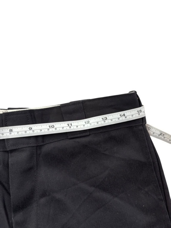 DICKIES CARPENTER PANTS WORKWEAR BLACK MEN PRE OWNED S