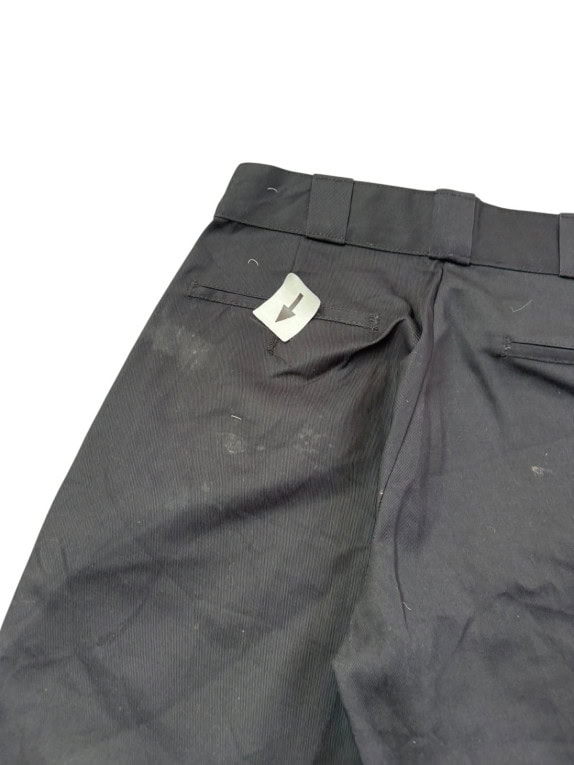 DICKIES CARPENTER PANTS WORKWEAR BLACK MEN PRE OWNED S
