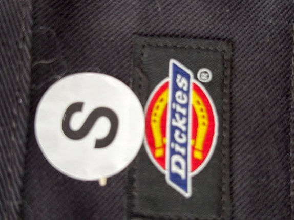 DICKIES CARPENTER PANTS WORKWEAR BLACK MEN PRE OWNED S