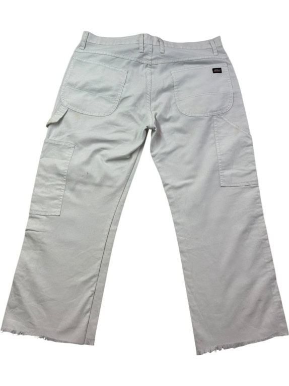 DICKIES ΠΑΝΤΕΛΟΝΙ CARPENTER WORKWEAR OFF WHITE ΑΝΤΡΙΚΟ PRE OWNED XL