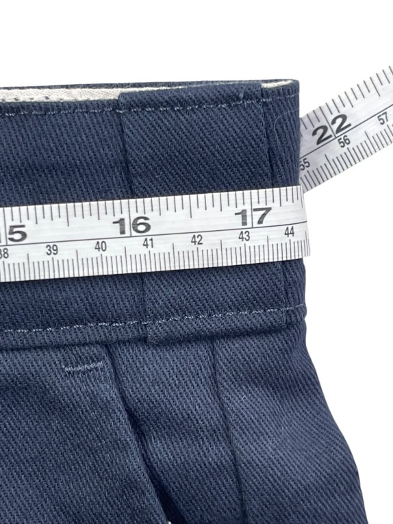 DICKIES CHINO PANTS LOGO NAVY BLUE UNISEX L