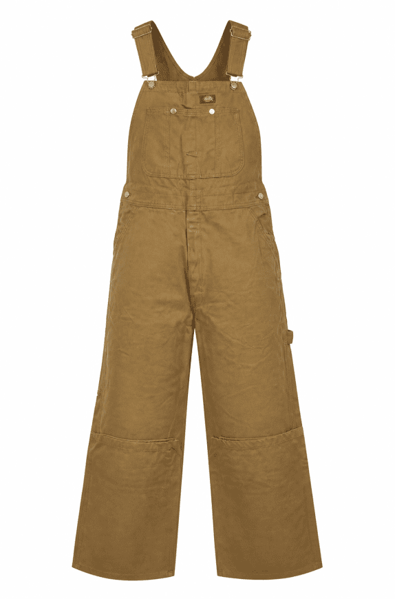 DICKIES SALOPETTE DUNGAREES WORKWEAR ΚΑΦΕ ΑΝΤΡΙΚΟ PRE OWNED XL