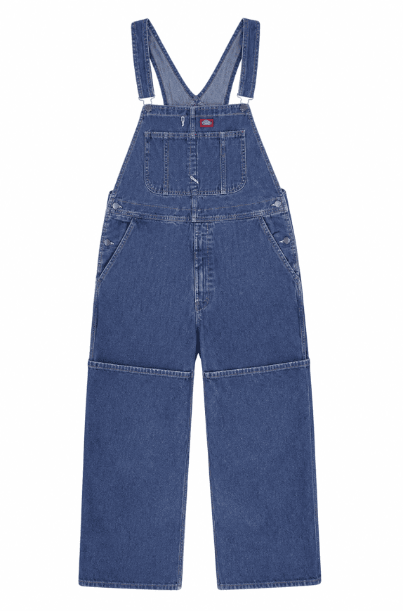 DICKIES SALOPETTE WORKWEAR BLU DONNA PRE OWNED 2XL