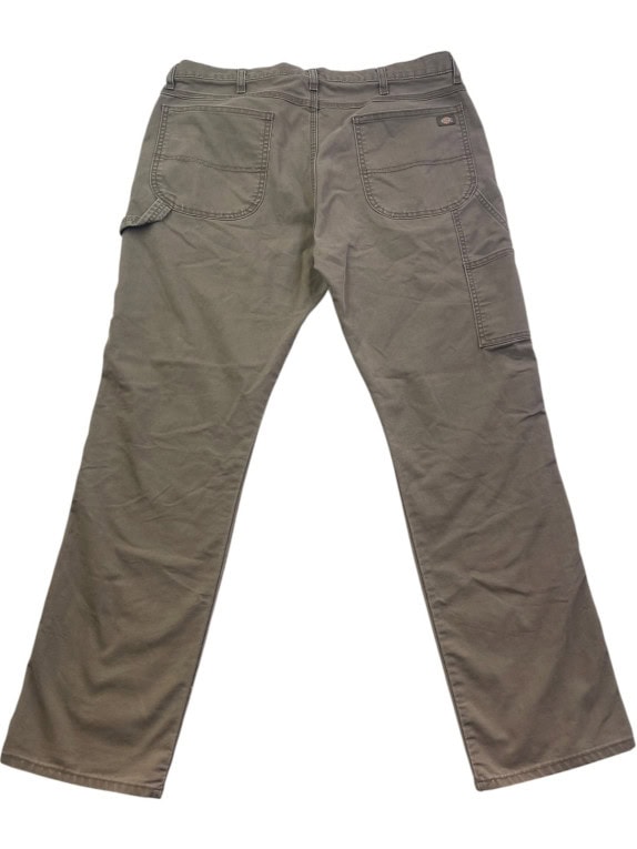 DICKIES PANTS WORKWEAR OLIVE MEN PRE OWNED XL
