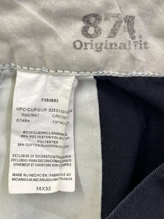 DICKIES ΠΑΝΤΕΛΟΝΙ WORKWEAR ΜΑΥΡΟ ΑΝΤΡΙΚΟ PRE OWNED L