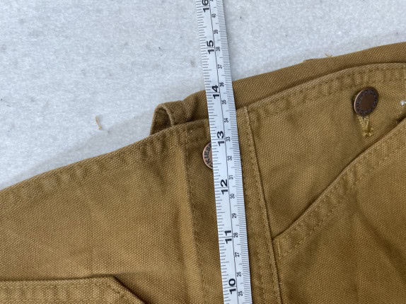 DICKIES WORKWEAR DUNGAREES BROWN WOMAN PRE OWNED XS