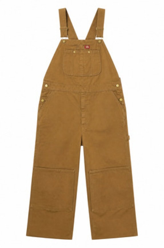 DICKIES CARPENTER OVERALLS UTILITY BROWN MEN PRE OWNED 5XL