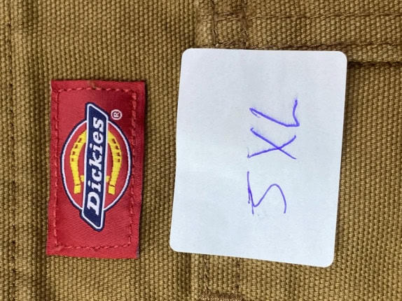 DICKIES ΠΑΝΤΕΣΟΝΙ ΔΕΡΜΑΤΙΝΕΣ ΤΙΡΑΝΤΕΣ CARPENTER ΚΑΦΕ ΑΝΤΡΙΚΟ PRE OWNED 5XL