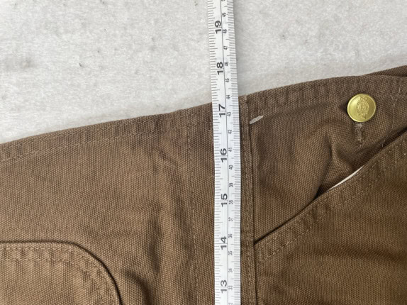 DICKIES SALOPETTE WORKWEAR BROWN MENS PRE OWNED L