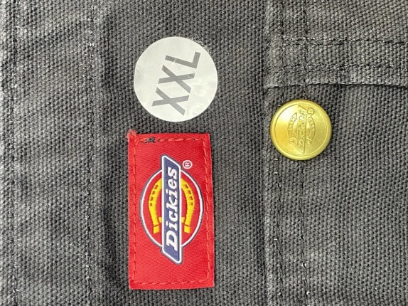 DICKIES ΠΟΛΥΤΣΕΠΟ ΟΛΟΣΩΜΟ ΚΛΑΣΙΚΟ ΜΑΥΡΟ ΑΝΤΡΙΚΟ PRE OWNED XXL