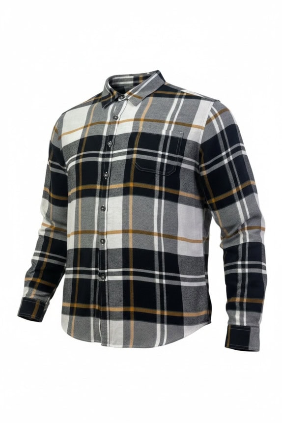 DICKIES ΠΟΥΚΑΜΙΣΟ FLANNEL ΠΛΑΪΔ ΓΚΡΙ ΑΝΤΡΙΚΟ PRE OWNED XL