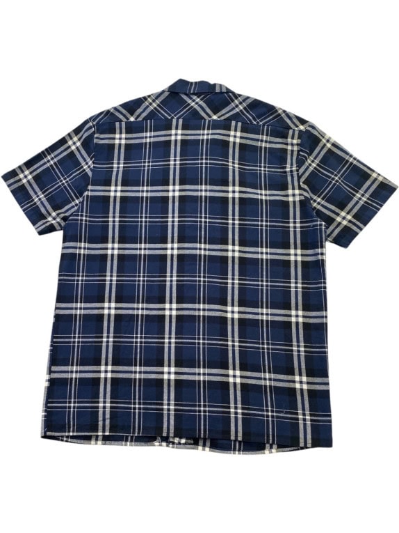 DICKIES ΠΟΥΚΑΜΙΣΟ ΚΑΡΟ SHORT SLEEVE NAVY ΑΝΤΡΙΚΟ PRE OWNED L